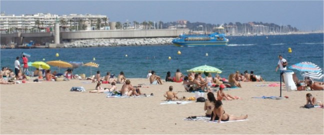 Saint Raphael Summer beach