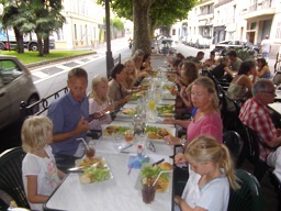 Our restaurant Le Berbère with outdoor location to benefit from the constant breeze on the avenue