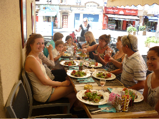 Another cooking class session with young students from Norway