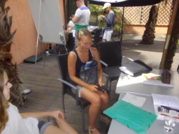 A young student from Vienna, Austria in intensive immersion session